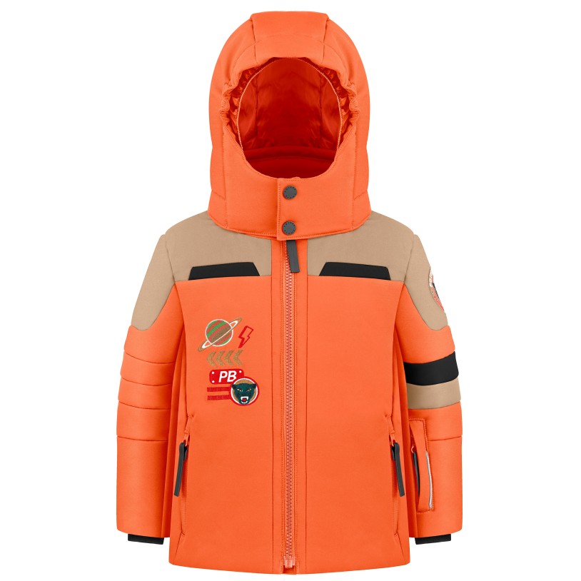 Poivre Blanc Baby Boy's Ski Jacket in Scarlet Red 0900 – Poivre